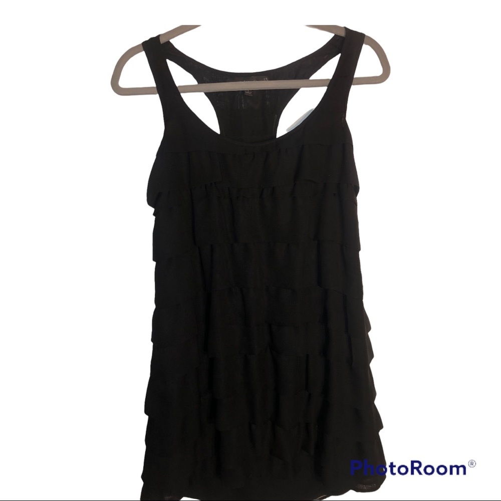 Aritzia - Central Park West ruffle dress “like new”